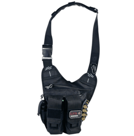 The Large Sling Pack offers a way to carry all your tactical gear and a full-sized frame pistol in a single pack.